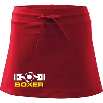 Dámská sukně Boxer Píst - Sportovní sukně - two in one - XS ( Červená )