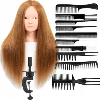 Kadeřnická hlava dámská Korbi umělá 70 cm