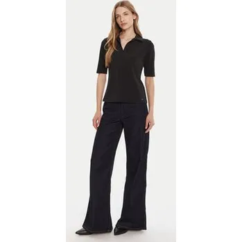 Calvin Klein Polokošile LV044C221G Černá Slim Fit 3XS