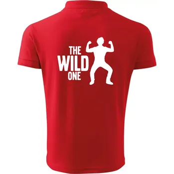 Pánská košile Bachelor party - The wild one - Polokošile pánská Pique Polo 203 - L ( Červená )