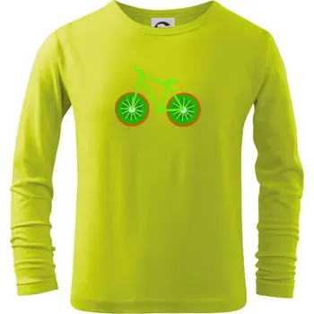 Dětská móda Kolo Kiwi (Moňas) - Triko dětské Long Sleeve - 146 cm/10 let ( Limetková )