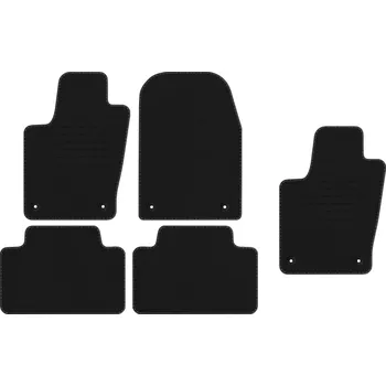 autokoberec Kobercové rohožky Edecor velurové 5 ks