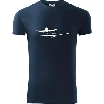 Pánské oblečení Tažení kluzáku - Viper FIT - Pánské zůžené tričko - 3XL ( Námořní modrá (velmi tmavá - téměř černá) )