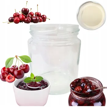 Sklenice Zavařovací Sklenice 250ml na džemy, džemy , koření, dezerty 66 mm