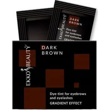 Barva na řasy a obočí Barva na obočí a řasy Ekko Beauty GRADIENT EFFECT / Bronz, SÁČKY 3 ml