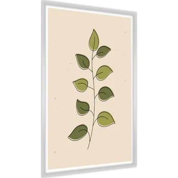 Obraz Plakát v Rámu Abstraktní Rostlina LÍSTKY 50x70