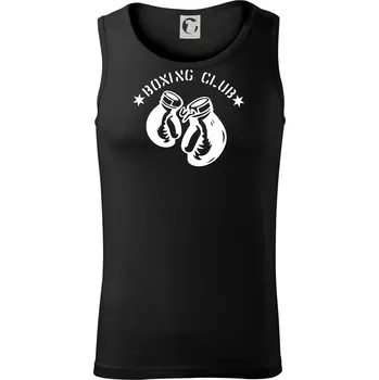 Boxing club nápis - Tílko pánské Core - S ( Černá )