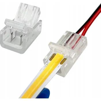 Příslušenství pro LED osvětlení Přímá spojka pro kabely, zacvakávací, pro COB LED pásky 8 mm, snadná montáž zacvaknutím