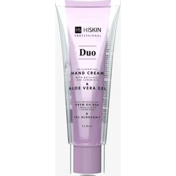 Péče o ruce HISKIN Duo: Krém na ruce proti stárnutí a aloe vera gel Violet 60 Ml