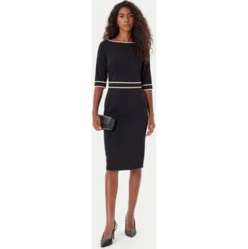 Dámské šaty Rinascimento Koktejlové šaty CFC0125391003 Černá Slim Fit S