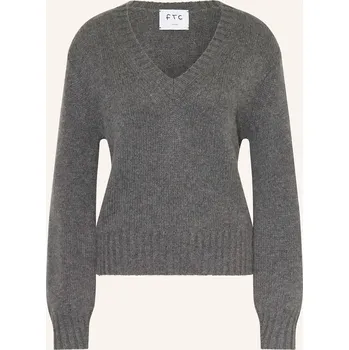 Dámský svetr Ftc Cashmere Dámský Kašmírový Svetr, šedá, 36