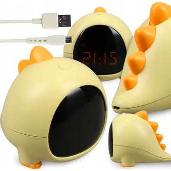 Budík Noční lampa MARY S žlutá