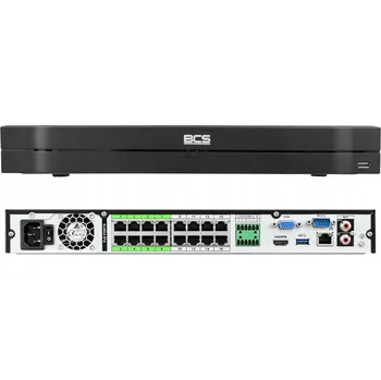 IP kamera Záznamové zařízení BCS BCS-L-NVR1602-A-4K-16P