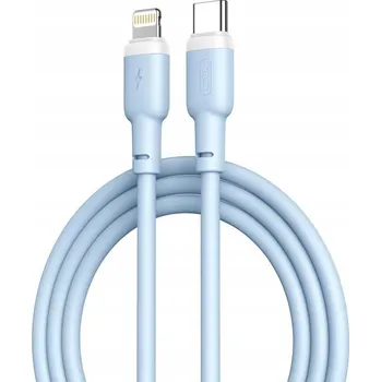 Datový kabel Kabel XO USB typ C - Apple Lightning 1 m modrý