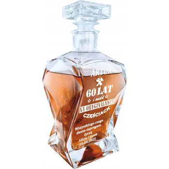 Obraz Dárek Dárková upomínka pro něj Karafa s gravírováním k narozeninám 18 20 30 40 50