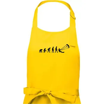 Kuchyňská zástěra Evoluce KITEBOARDING - Dámská zástěra na vaření - Univerzální velikost ( Žlutá )