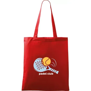 Padel club - Taška bavlněná - 42 x 38 cm ( Červená )