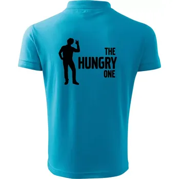 Pánská košile Bachelor party - The hungry one - Polokošile pánská Pique Polo 203 - 3XL ( Světlý tyrkys )