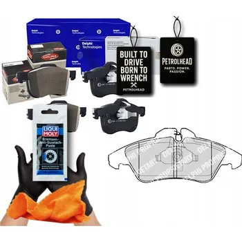 Brzdová destička BRZDOVÉ DESTIČKY MERCEDES SPRINTER/VITO DELPHI HAM #Petrolhead Pro+ Kit3