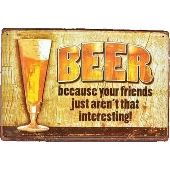 Obraz Plechová cedule Beer
