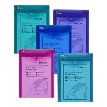 Zakládací pouzdro s drukem na výšku Snopake - A5, mix barev, 5 ks