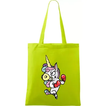 Jednorožec box - Taška bavlněná - 42 x 38 cm ( Limetková )