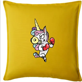 Polštář Jednorožec box - Polštář 50x50 - 50x50 - Pouze potah ( Žlutá )