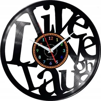Hodiny Live Laught Love Nástěnné hodiny Vinylová deska Moderní Dekorativní Na Pre