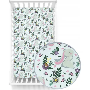 Prostěradlo PROSTĚRADLO DO POSTÝLKY 140x70 cm BAVLNA Kerstin