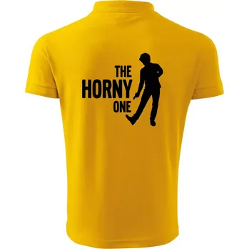 Pánská košile Bachelor party - The horny one - Polokošile pánská Pique Polo 203 - M ( Žlutá )