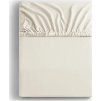 Prostěradlo Bílé/krémové napínací prostěradlo jersey 180x200 cm Amber – Restilo ID_983576
