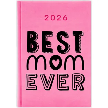 Kalendář Knižkový kalendář 2026 A5 růžový