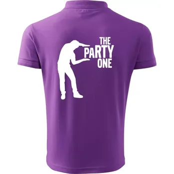 Pánská košile Bachelor party - The party one - Polokošile pánská Pique Polo 203 - 5XL ( Fialová )