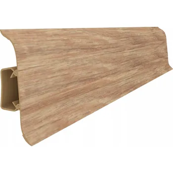 soklová lišta Lišta Vilo PVC 21 x 55 délka 250 cm, dub
