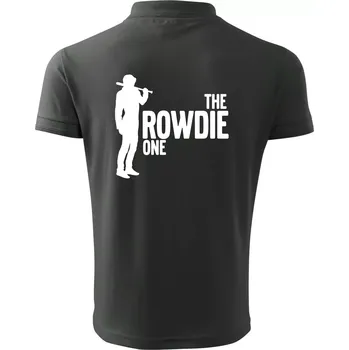 Pánská košile Bachelor party - The rowdie one - Polokošile pánská Pique Polo 203 - S ( Tmavá břidlice (šedá se zeleným nádechem) )