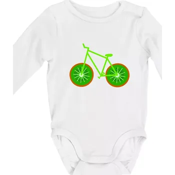 Kojenecké oblečení Kolo Kiwi (Moňas) - Body kojenecké s dlouhým rukávem - Dlouhý r. 6-12 měs ( Bílá )