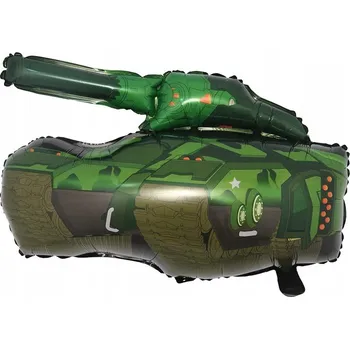 Balónek Fóliový balónek Vojenské vozidlo – Tank na narozeniny