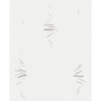 Tapeta Bílá vinylová tapeta s geometrickým vzorem