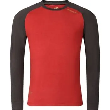 Pánské tričko CC NDR pánské funkční tričko s dlouhým rukávem antracit/terakota XXL