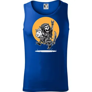 Jednorozeč vs. smrtka - Tílko pánské Core - M ( Královská modrá )