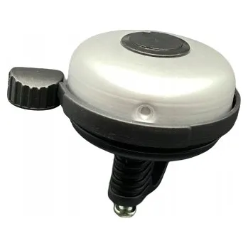 Zvonek na kolo Hliníkový zvonek na kolo 45 mm Lehký Stříbrný