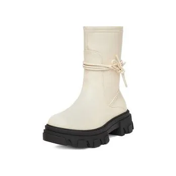 Dámská obuv Polokozačky DeeZee 13105 3 Écru 41