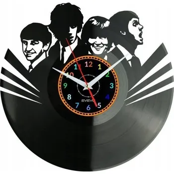Hodiny Liverpool Rocková Kapela HODINY NÁSTĚNNÉ DEKORATIVNÍ MODERNÍ VINYLOVÁ DESKA