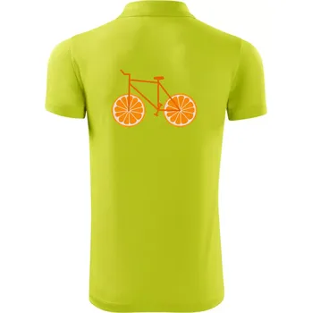 Pánská košile Kolo pomeranč (Moňas) - Polokošile Victory sportovní (dresovina) - L ( Limetková )