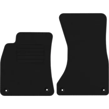 autokoberec Velurové autokoberce s upevněním v sadě Edecor