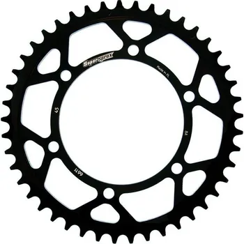 Řetězová sada pro motocykl Řetězová rozeta SUPERSPROX RFE-6611:45-BLK černý 45 zubů, 525