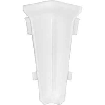 soklová lišta Vnitřní Roh pro Soklovou Lištu 70mm PVC BÍLÝ