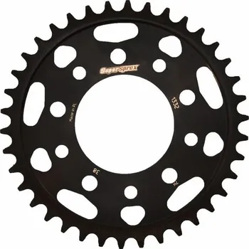 Řetězová sada pro motocykl Řetězová rozeta SUPERSPROX RFE-1332:38-BLK černý 38 zubů, 525