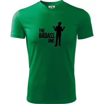 Pánské tričko Bachelor party - The badass one - Pánské triko Fantasy sportovní (dresovina) - L ( Středně zelená )
