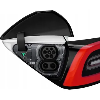 Polep vozidla Ochranná Fólie , samolepka pro Tesla Model 3/Y na nabíjecí port, Spigen